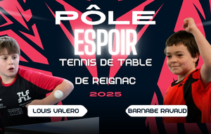 Création d’un Pôle Espoir au Tennis de Table de Reignac : Lancement d'une Nouvelle Aventure pour Nos Jeunes Talents