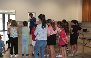🏓 LE TT REIGNAC À LA RENCONTRE DES ÉLÈVES DE L’ÉCOLE PRIMAIRE DE MERCUÈS !